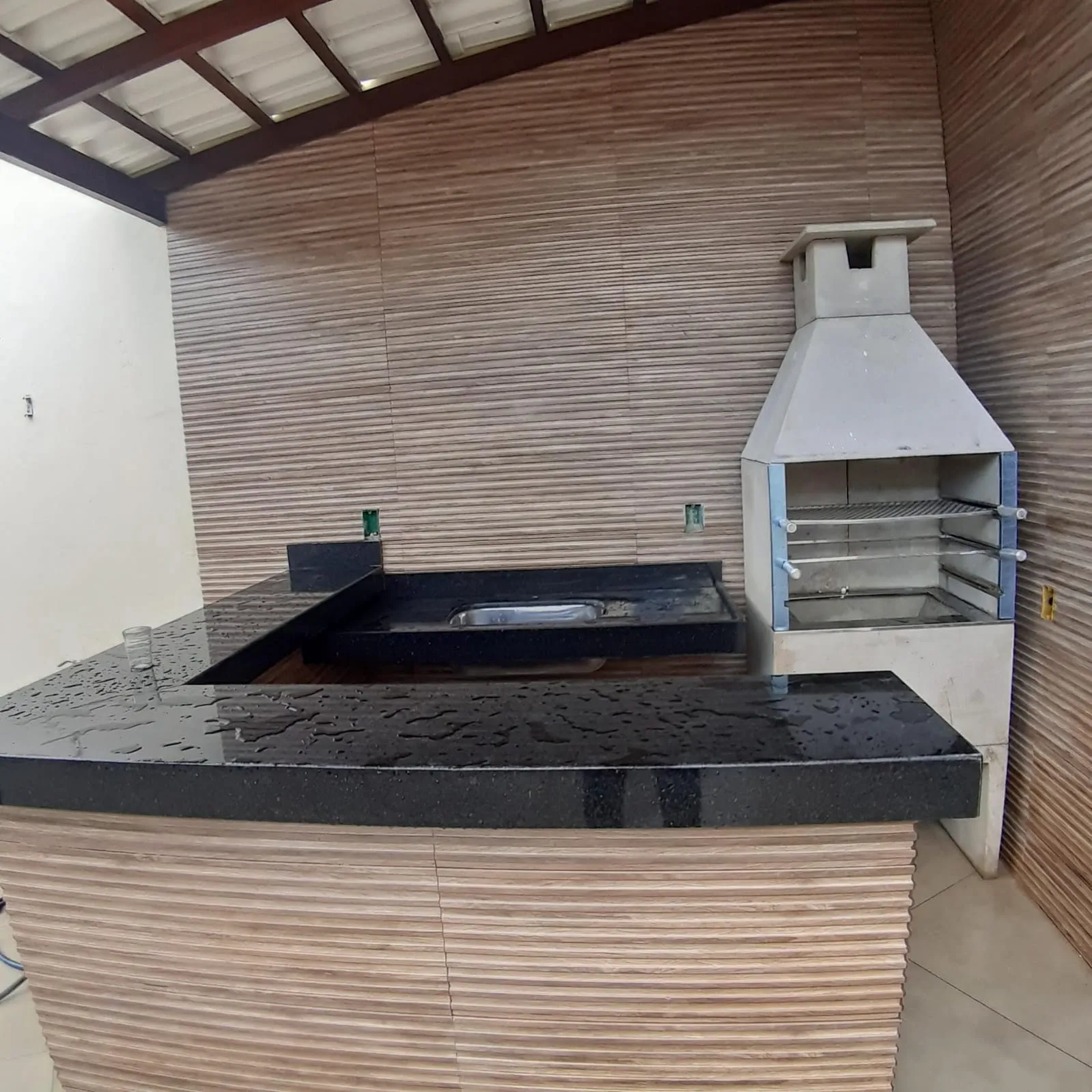 Construção de área gourmet residencial