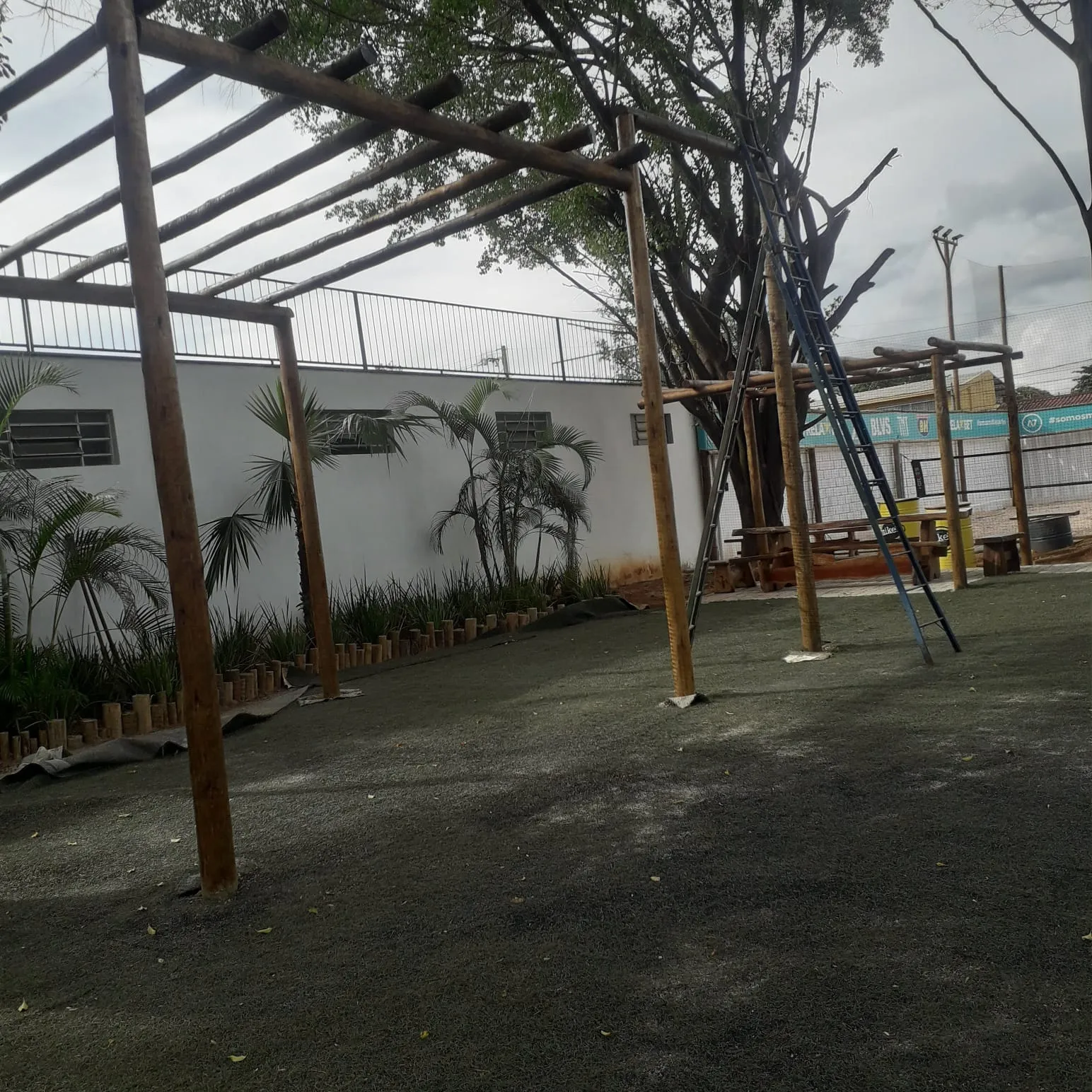 Preparação estrutural para laje residencial