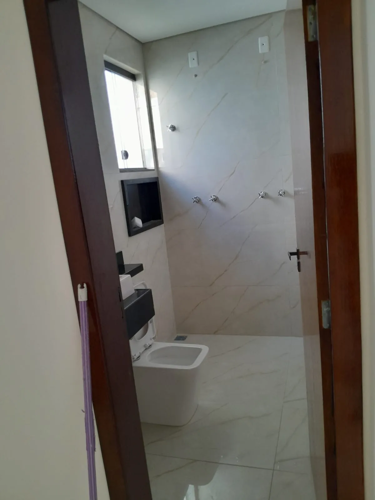 Acabamento de banheiro residencial