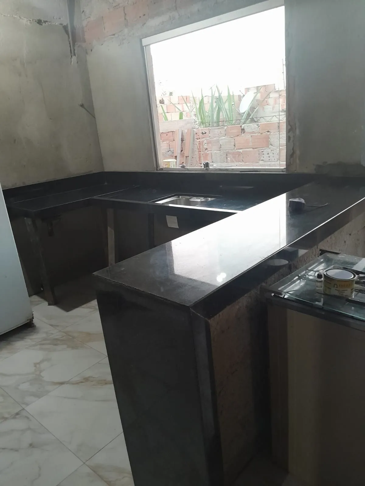 Acabamento premium em cozinha