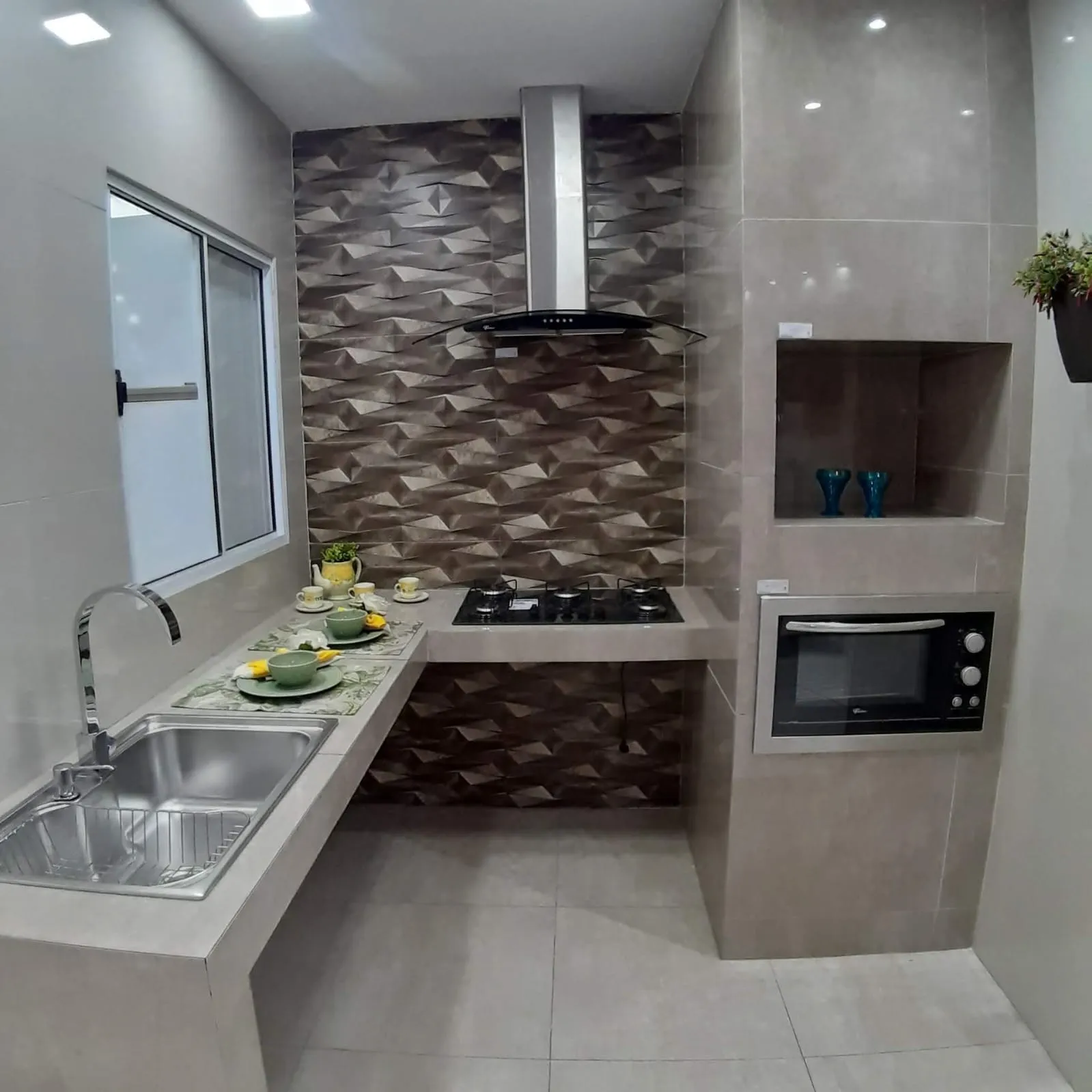 Construção de cozinha integrada