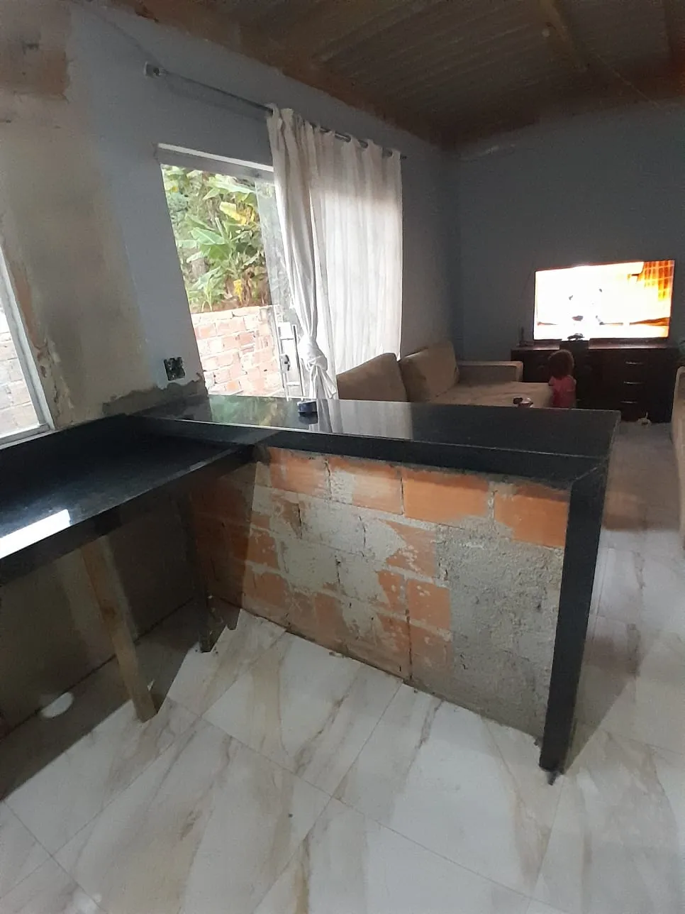 Projeto de cozinha contemporânea
