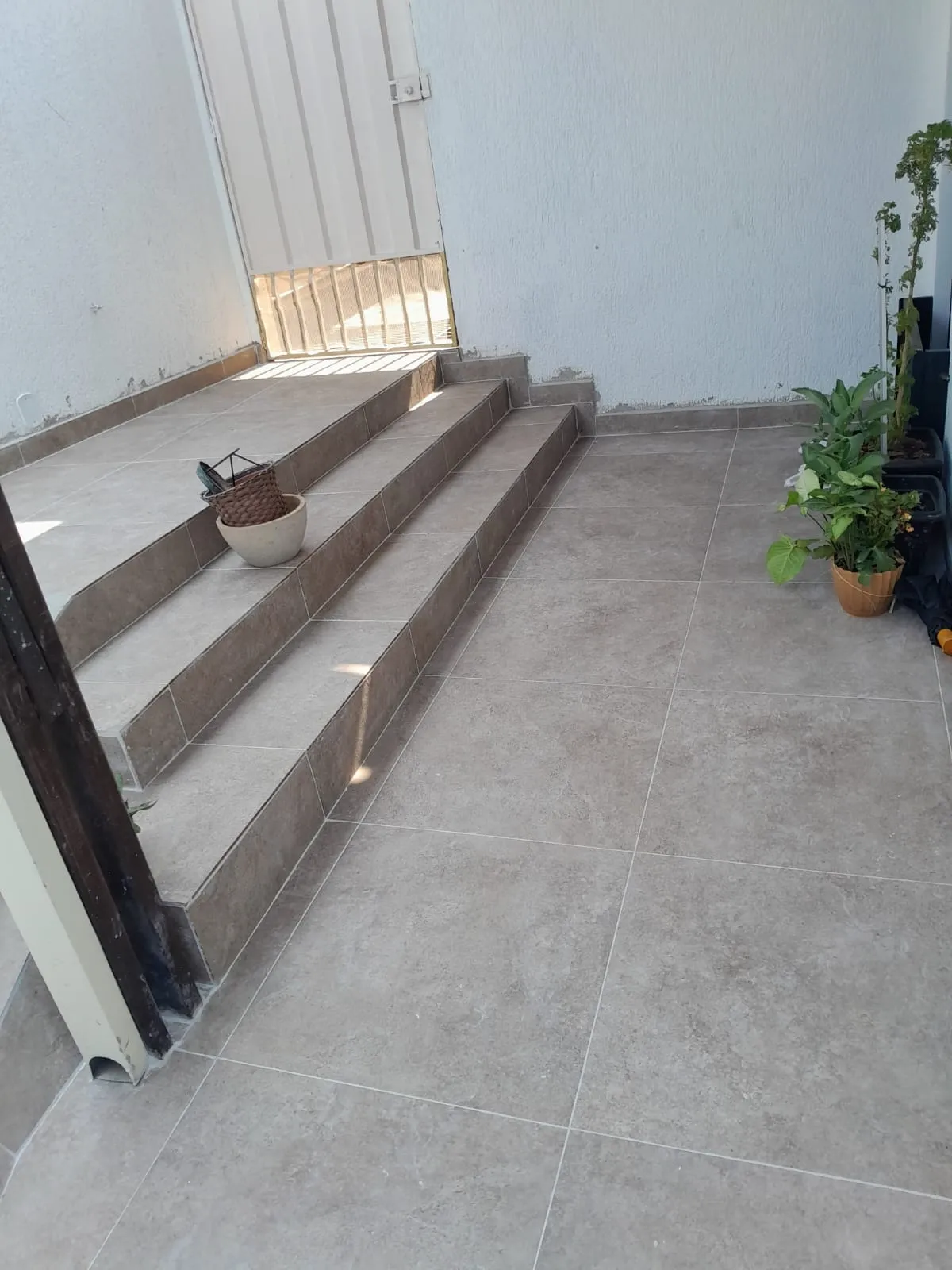 Acabamento de escada interna