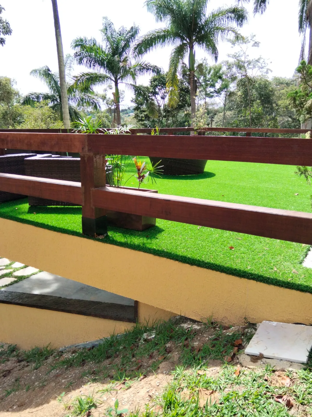 Projeto de varanda em sítio