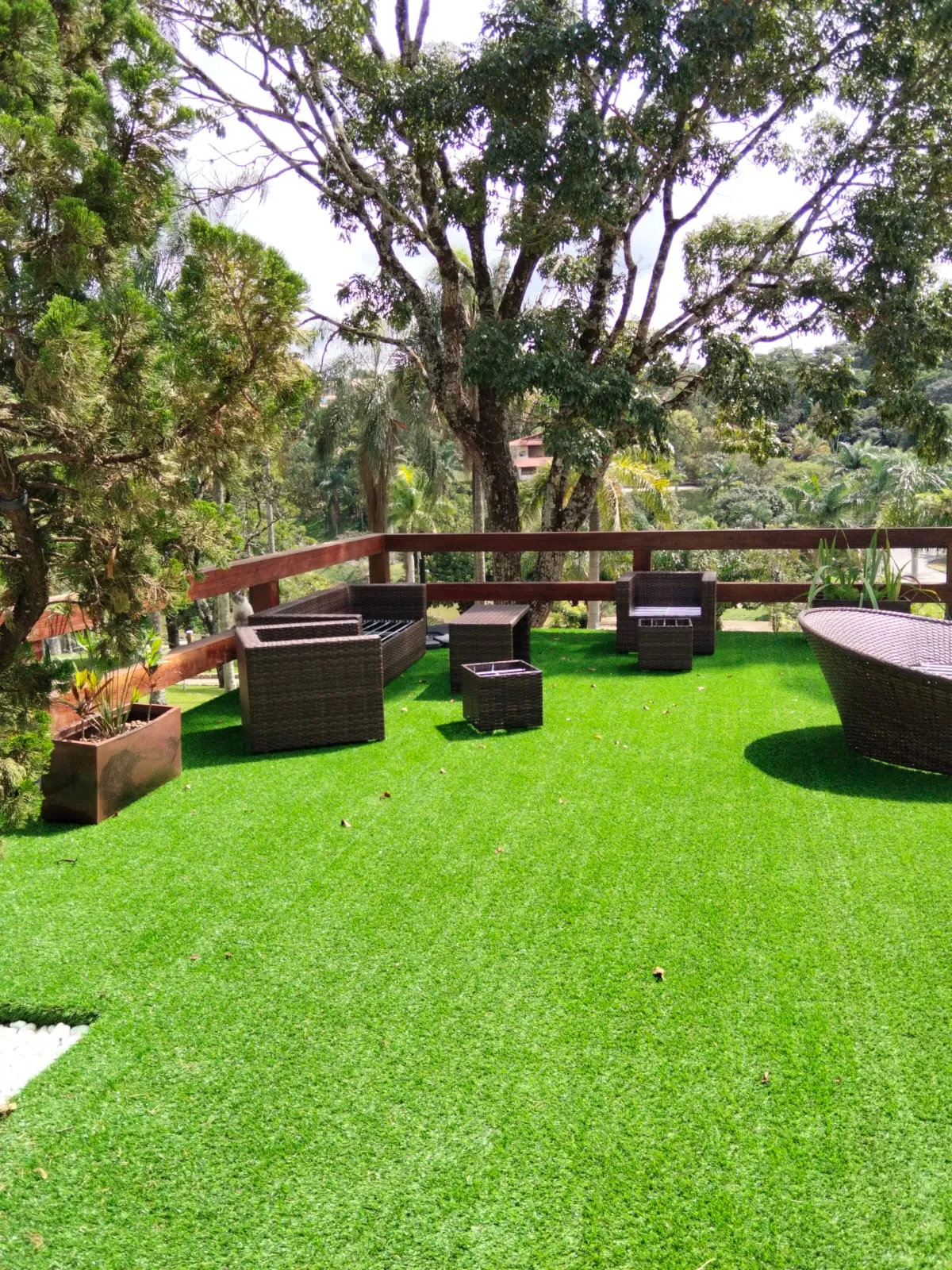 Área de lazer residencial em propriedade rural