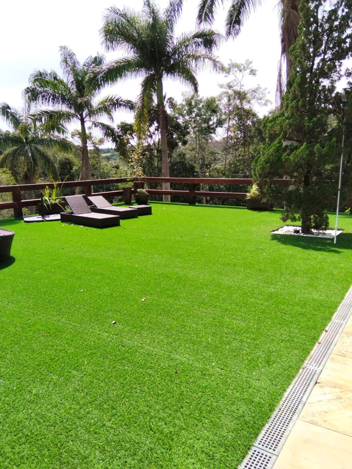 Área de lazer residencial em propriedade rural