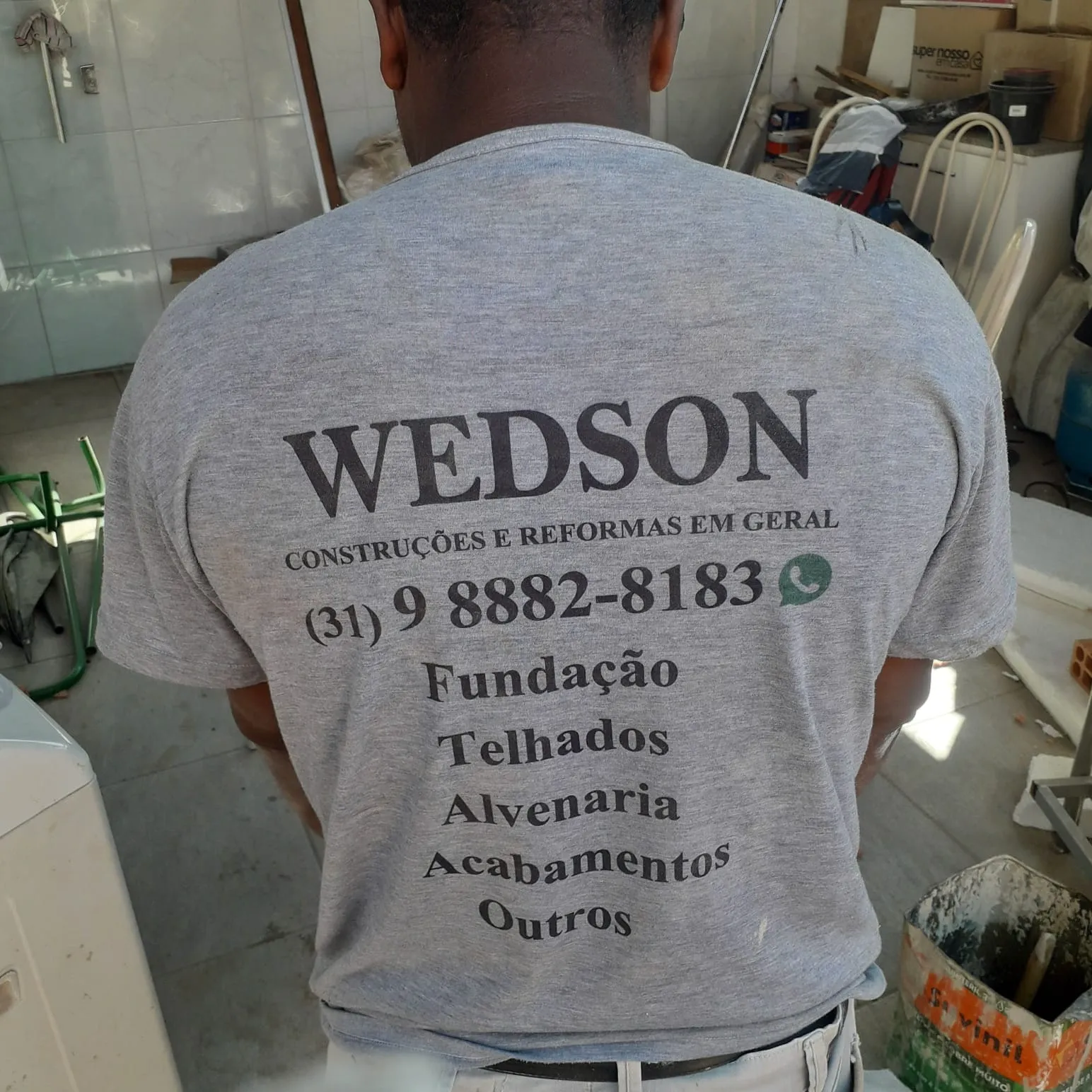 Wedson engenheiro responsável por obras e reformas residenciais
